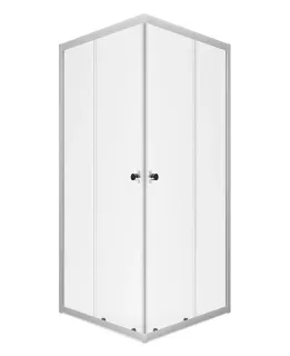 Душевой уголок Triton Вельвет Щ0000071052 80x80 см профиль белый стекло матовое